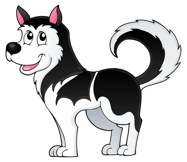 Husky perro tema imagen 1 — Vector de stock