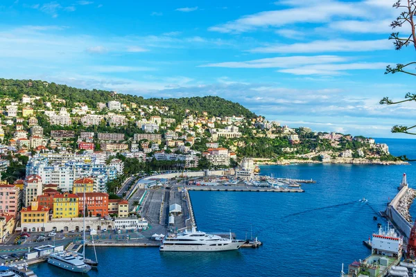 Vista panorámica de Villefranche-sur-Mer, Niza, Costa Azul . — Foto de Stock