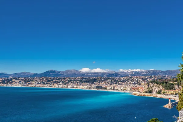 Vista panorámica de Villefranche-sur-Mer, Niza, Costa Azul . —  Fotos de Stock