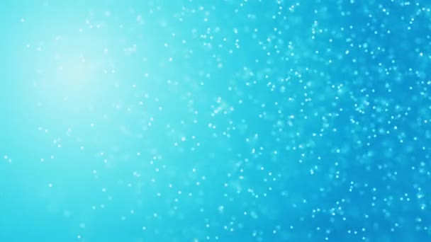 Alan 4k derinliği ile bir kış bir kar gibi kaotik hareketli nokta soyut kompozisyon — Stok video