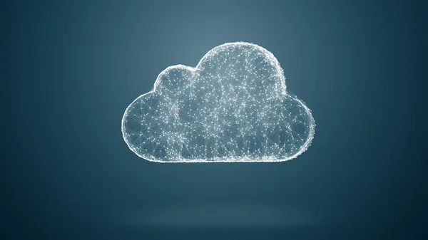 3D-Abbildung: Cloud-Speicher — Stockfoto