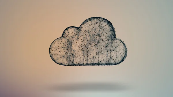 3D-Abbildung: Cloud-Speicher — Stockfoto