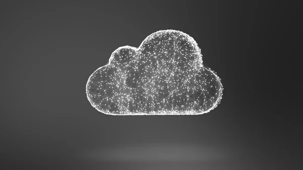 3D-Abbildung: Cloud-Speicher — Stockfoto