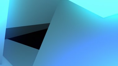 3D çizim, soyut kompozisyon