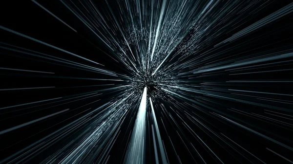 uzayda bir insan silüeti atlamak