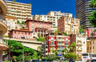Cityscape of Monaco clipart
