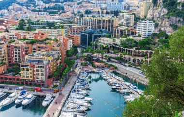 Fontvieille'de Havadan Görünüm