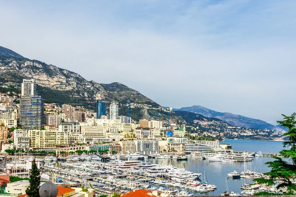 Cityscape of La Condamine, Monaco-Ville, Monaco — Stock Photo, Image