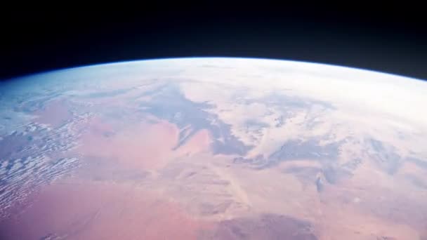 Вид на Землю з космосу — стокове відео