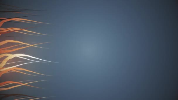 lignes organiques ondulées colorées 