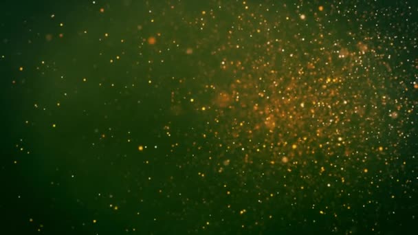 Bulanık ve parlak parçacıklar — Stok video