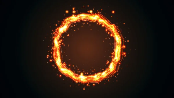 Glowing particle ring — Stock Photo, Image