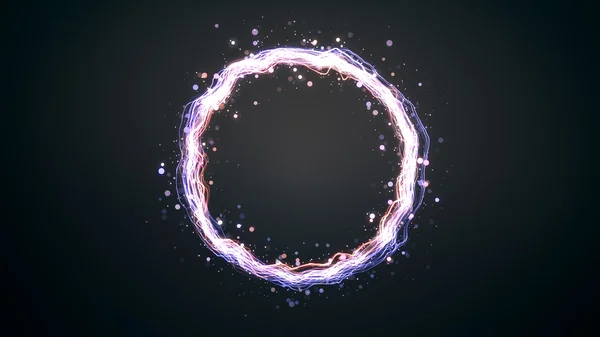 Izzó részecske gyűrű — Stock Fotó