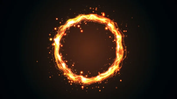 Glowing particle ring — Stock Photo, Image