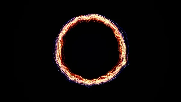 Glowing particle ring — Stock Photo, Image