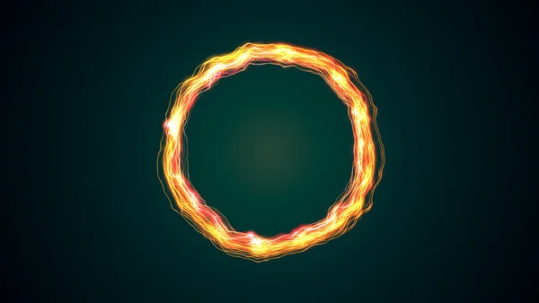 Glowing particle ring — Stock Photo, Image