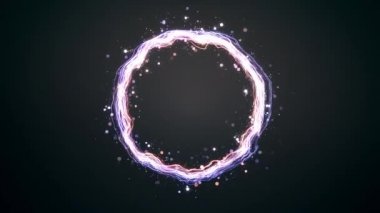 parlayan parçacık yüzük