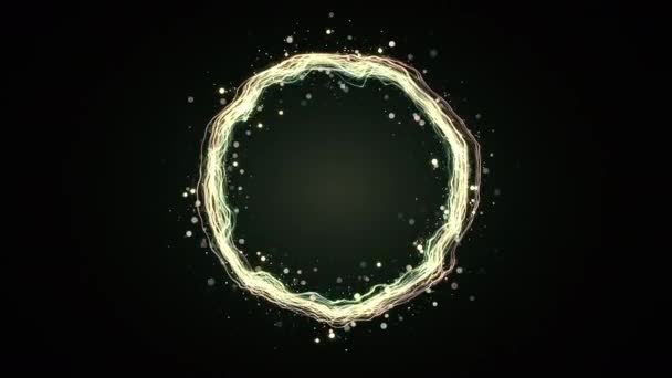 anneau de particules lumineux 