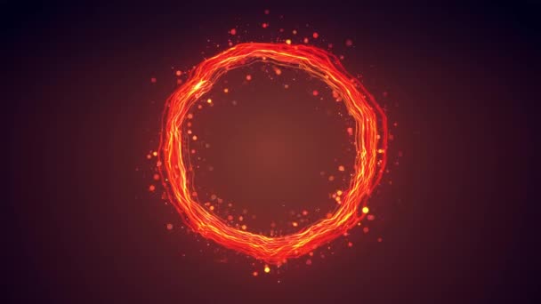 anneau de particules lumineux 