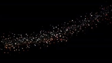 parlayan parçacık hattı