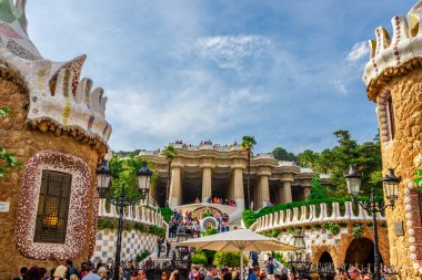 Park Guell mimar Antoni Gaudi Barcelona tarafından