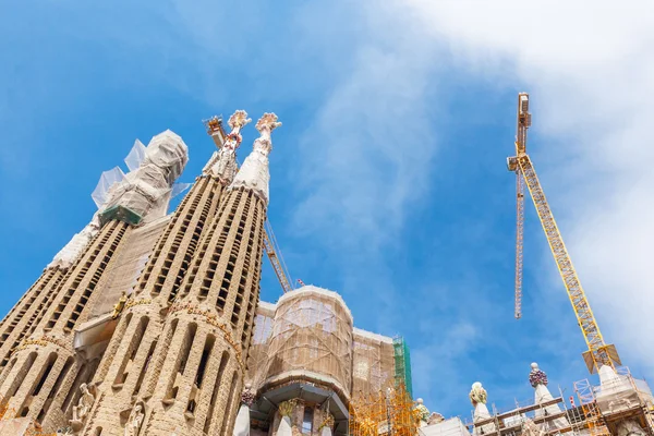 Atrakcje Barcelona, La Sagrada Familia, Katalonia, Hiszpania. — Zdjęcie stockowe