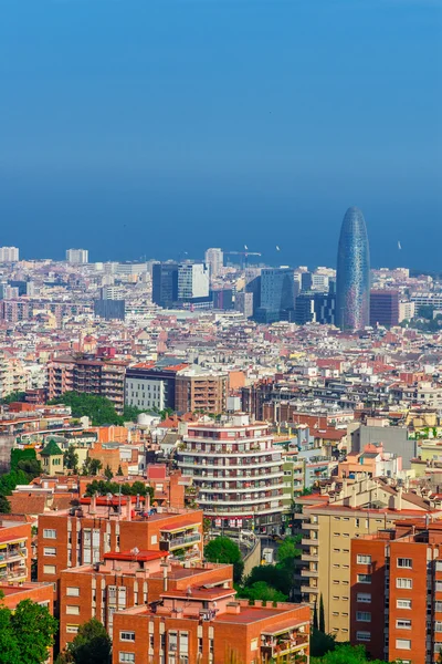 Αξιοθέατα της Βαρκελώνης, το αστικό τοπίο της Βαρκελώνη, Καταλονία, Ισπανία. — Φωτογραφία Αρχείου