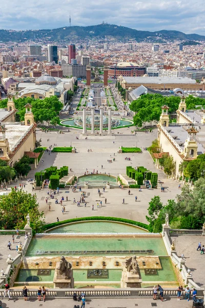 Barcelona Atrações, Plaza de Espana, Catalunha, Espanha . — Fotografia de Stock