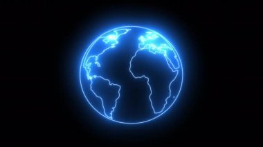 parlayan Dünya Haritası