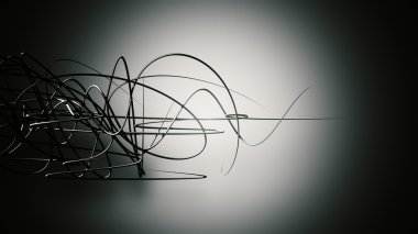 Organik halatlar üzerinde gradyan el salladı. 