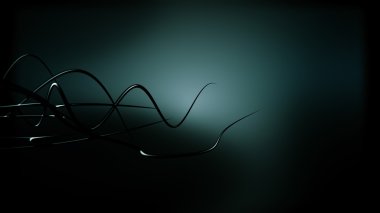 Organik halatlar üzerinde gradyan el salladı. 