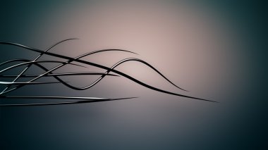 Organik halatlar üzerinde gradyan el salladı. 