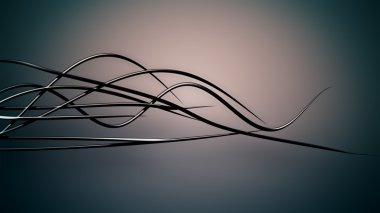 Organik halatlar üzerinde gradyan el salladı. 