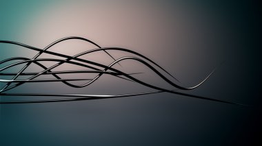 Organik halatlar üzerinde gradyan el salladı. 
