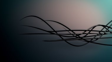 Organik halatlar üzerinde gradyan el salladı. 