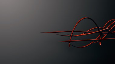 Organik halatlar üzerinde gradyan el salladı. 