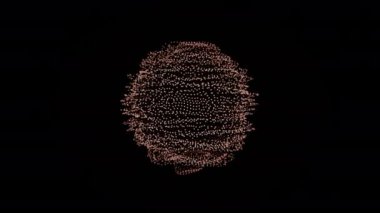 amorf şekilden noktalar ve çizgiler