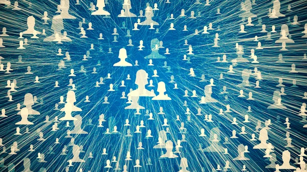 kadın ve erkek bağlı avatarları