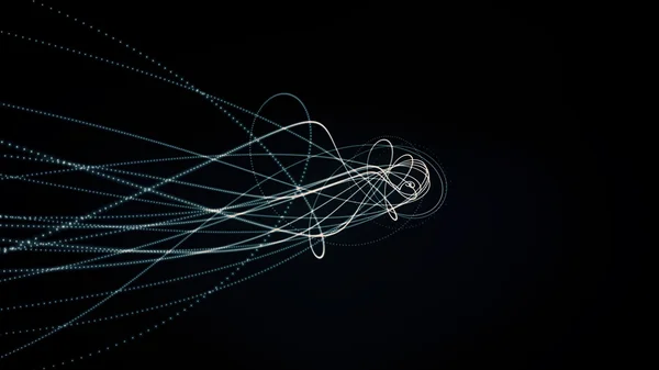 Glowing waved lines — Stock Photo, Image