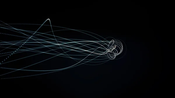 Glowing waved lines — Stock Photo, Image
