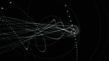 parlak çizgiler salladı