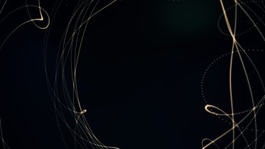 parlak çizgiler salladı