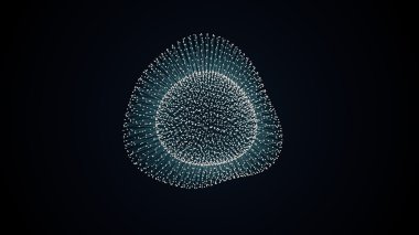 nokta üzerinden amorf şeklinin Başkalaşmak