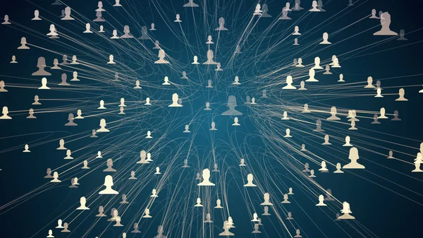 kadın ve erkek bağlı avatarları