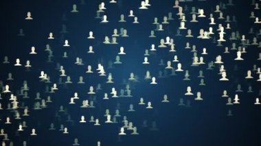 kadın ve erkeklerin küre avatarları bağlı