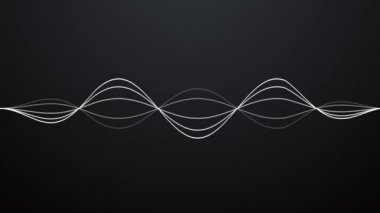 parıldayan dalgalı çizgiler