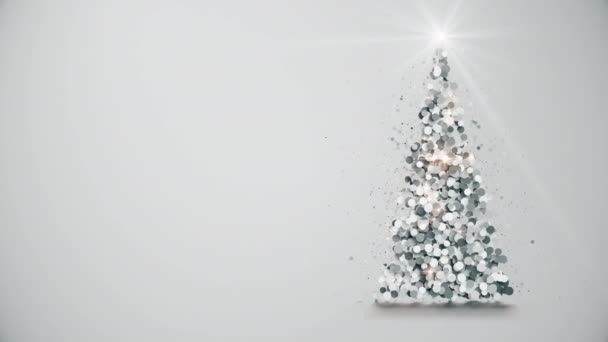Feliz Ano Novo! Feliz Natal vídeo cartão de saudação. — Vídeo de Stock