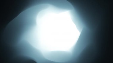 Sonunda ışık olan 3B tünel oluşturma, 4K soyut canlandırma