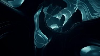 Bilim kurgu tüneli, bilim kurgu 3 boyutlu soyut animasyon