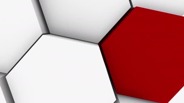 Abstract polygonaal geometrisch oppervlak, minimaal polygonaal rasterpatroon — Stockvideo